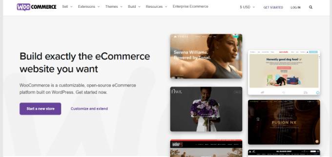 WooCommerce 網站