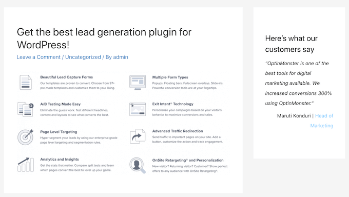 WordPress 側邊欄中的隨機引用