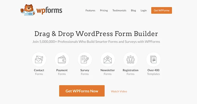 WPForms 表單生成器外掛程式和簽名外掛程式