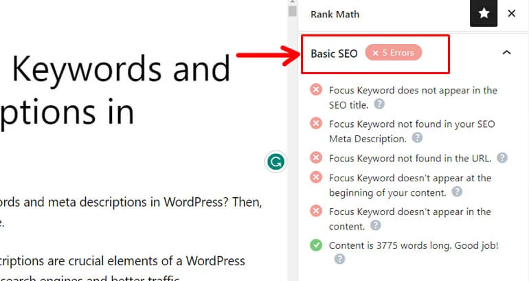 Basic SEO