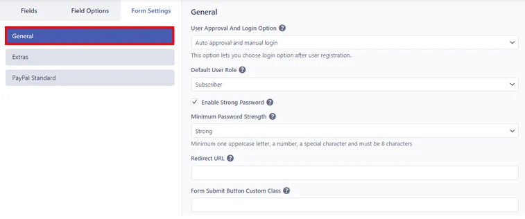 Configure General Settings