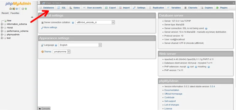 Creating WordPress MySQL Database