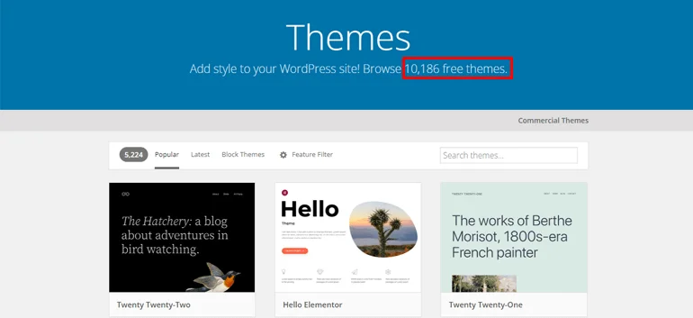 WordPress Theme Repository